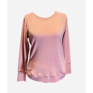 Balance Collection Queeny Pullover Pink Yoga Athletic Pullover Sweatshirt Size M